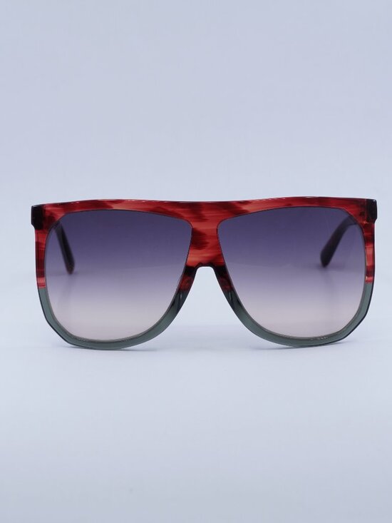 Loewe LW40001F 68B Filipa Sunglasses Red/Grey Square Frame,Grey Gradient Lenses main image 9